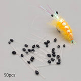 Maxbell 50 Pcs fly Tying Materials Fly Fishing Shrimp Eyes for Fishing Baits Crab