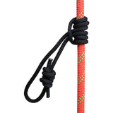 Maxbell 6mm Prusik Cord 120cm Length Knot Rope Braided Lanyard for Climbing Arborist Black