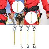Maxbell Tool Lanyard Anti Lost Rope with Carabiner Attachment Heavy Duty Retractable Style A