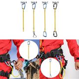 Maxbell Tool Lanyard Anti Lost Rope with Carabiner Attachment Heavy Duty Retractable Style A