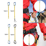 Maxbell Tool Lanyard Anti Lost Rope with Carabiner Attachment Heavy Duty Retractable Style A
