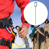 Maxbell Tool Lanyard Anti Lost Rope with Carabiner Attachment Heavy Duty Retractable Style A