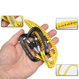 Maxbell Tool Lanyard Anti Lost Rope with Carabiner Attachment Heavy Duty Retractable Style D