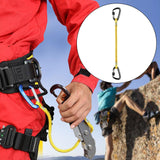 Maxbell Tool Lanyard Anti Lost Rope with Carabiner Attachment Heavy Duty Retractable Style D