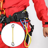 Maxbell Tool Lanyard Anti Lost Rope with Carabiner Attachment Heavy Duty Retractable Style D
