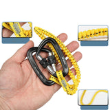 Maxbell Climbing Restraint Lanyard Fall Protection Pulling with Double Loops Outdoor