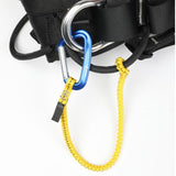 Maxbell Climbing Restraint Lanyard Fall Protection Pulling with Double Loops Outdoor