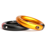 Maxbell Outdoor 24kN Aluminum Alloy Rappel Ring Arborist Rescue Hammock Pack Caving Aureate