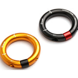 Maxbell Outdoor 24kN Aluminum Alloy Rappel Ring Arborist Rescue Hammock Pack Caving Aureate