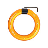Maxbell Outdoor 24kN Aluminum Alloy Rappel Ring Arborist Rescue Hammock Pack Caving Aureate