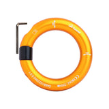 Maxbell Outdoor 24kN Aluminum Alloy Rappel Ring Arborist Rescue Hammock Pack Caving Aureate