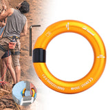 Maxbell Outdoor 24kN Aluminum Alloy Rappel Ring Arborist Rescue Hammock Pack Caving Aureate