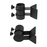 Maxbell 2Pcs Parasol Base Metal Clamp Courtyard Fishing Pole Umbrella Holder Stand