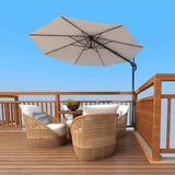 Maxbell 2Pcs Parasol Base Metal Clamp Courtyard Fishing Pole Umbrella Holder Stand