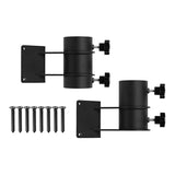 Maxbell 2Pcs Parasol Base Metal Clamp Courtyard Fishing Pole Umbrella Holder Stand
