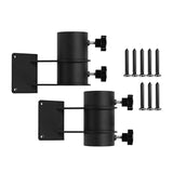 Maxbell 2Pcs Parasol Base Metal Clamp Courtyard Fishing Pole Umbrella Holder Stand