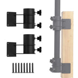 Maxbell 2Pcs Parasol Base Metal Clamp Courtyard Fishing Pole Umbrella Holder Stand