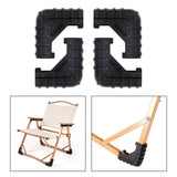 Maxbell Chair Feet Cover Non Slip Durable Stable Non Noise for Indoor Fishing Beach
