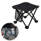 Maxbell Folding Chair Lightweight Stool Camping Stool for Beach Picnic Outdoor black medium