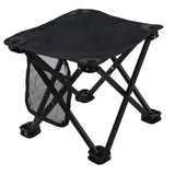 Maxbell Folding Chair Lightweight Stool Camping Stool for Beach Picnic Outdoor black large