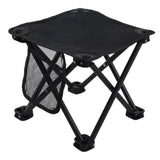 Maxbell Folding Chair Lightweight Stool Camping Stool for Beach Picnic Outdoor black large