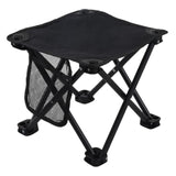 Maxbell Folding Chair Lightweight Stool Camping Stool for Beach Picnic Outdoor black large