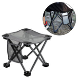Maxbell Folding Chair Lightweight Stool Camping Stool for Beach Picnic Outdoor grey large