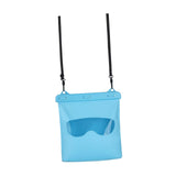 Maxbell Waterproof Storage Bag Swimming Lightweight with Shoulder Strap for Rafting Blue