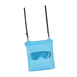 Maxbell Waterproof Storage Bag Swimming Lightweight with Shoulder Strap for Rafting Blue