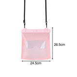 Maxbell Waterproof Storage Bag Swimming Lightweight with Shoulder Strap for Rafting Pink