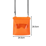 Maxbell Waterproof Storage Bag Swimming Lightweight with Shoulder Strap for Rafting Orange