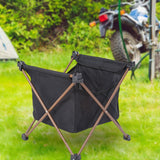 Maxbell Camping Under Desk Storage Hanging Bag Basket for Fishing Camping Picnic M