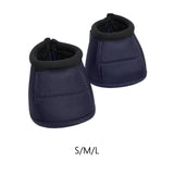 Maxbell Horse Bell Boots Protector Guard Bowl Shock Absorbing Hoof Boot 24.5cmx37cmx12.5cm
