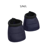Maxbell Horse Bell Boots Protector Guard Bowl Shock Absorbing Hoof Boot 24.5cmx37cmx12.5cm