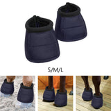 Maxbell Horse Bell Boots Protector Guard Bowl Shock Absorbing Hoof Boot 24.5cmx37cmx12.5cm