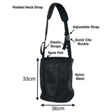 Maxbell Feeder Bag Portable Large Capacity Hanging Horse Hay Bag for Sheep Alpacas