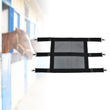 Maxbell Large Horse Stall Guard Hooks Barn Black Hardware Mesh Goats Chain Mesh