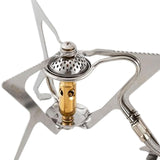 Maxbell Camping Stove Portable Folding Gas Burner Fittings Lightweight for Picnic