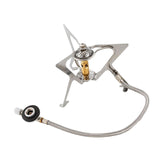Maxbell Camping Stove Portable Folding Gas Burner Fittings Lightweight for Picnic
