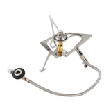 Maxbell Camping Stove Portable Folding Gas Burner Fittings Lightweight for Picnic