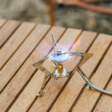 Maxbell Camping Stove Portable Folding Gas Burner Fittings Lightweight for Picnic