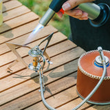 Maxbell Camping Stove Portable Folding Gas Burner Fittings Lightweight for Picnic