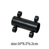 Maxbell Portable Tent Rod Holder Base Fixing Tube Windproof Carbon Steel for Outdoor