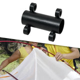 Maxbell Portable Tent Rod Holder Base Fixing Tube Windproof Carbon Steel for Outdoor