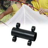 Maxbell Portable Tent Rod Holder Base Fixing Tube Windproof Carbon Steel for Outdoor
