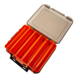 Maxbell Fishing Lure Tackle Box Fishing Bait Box Tackle Storage Box Case Container Orange 20.5x17x5cm