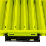 Maxbell Fishing Lure Tackle Box Fishing Bait Box Tackle Storage Box Case Container Yellow 27x19x5cm