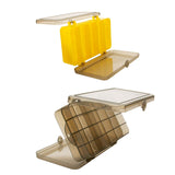 Maxbell Fishing Tackle Box Double Sided Trays Container Equipment Accessories Tool Yellow