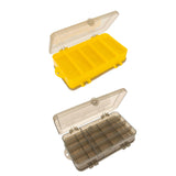 Maxbell Fishing Tackle Box Double Sided Trays Container Equipment Accessories Tool Yellow