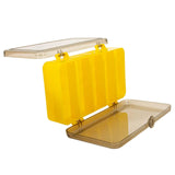 Maxbell Fishing Tackle Box Double Sided Trays Container Equipment Accessories Tool Yellow